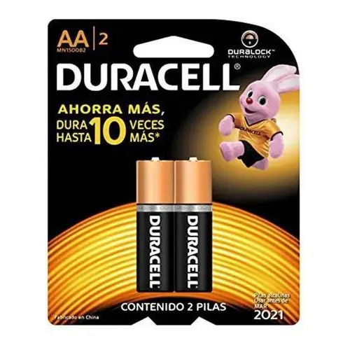 PILHA ALCALINA AA DURACELL C/2