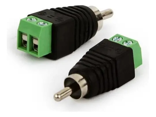 PLUG RCA C/ BORNE