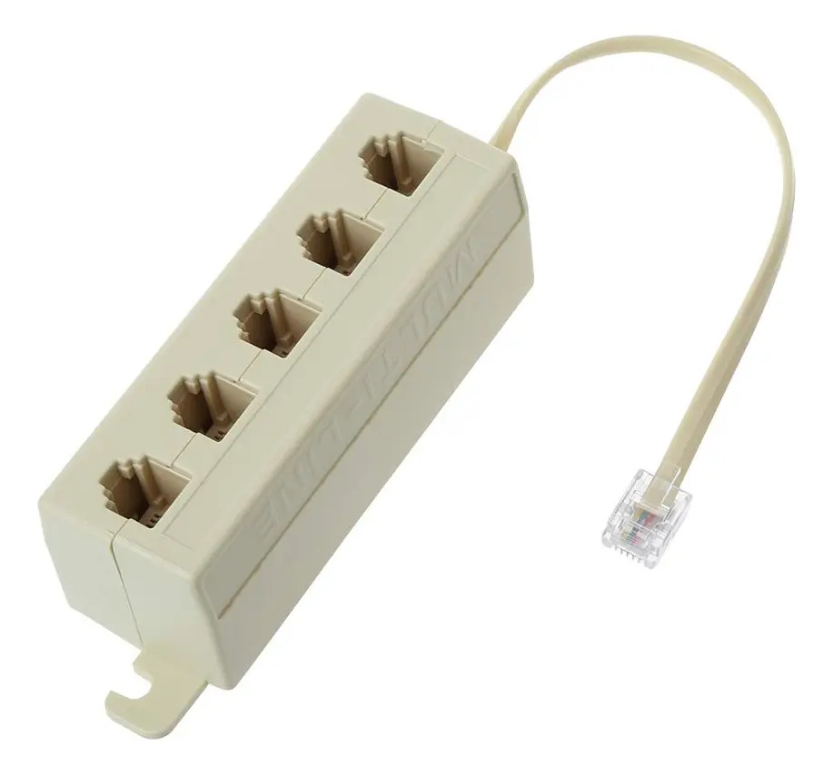 ADAPTADOR RJ11 C/5 ENTRADAS