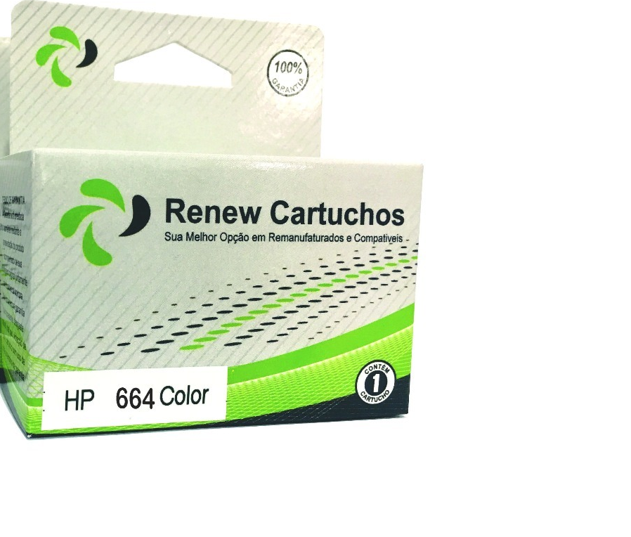 CARTUCHO REMANUFATURADO HP 664 COLOR