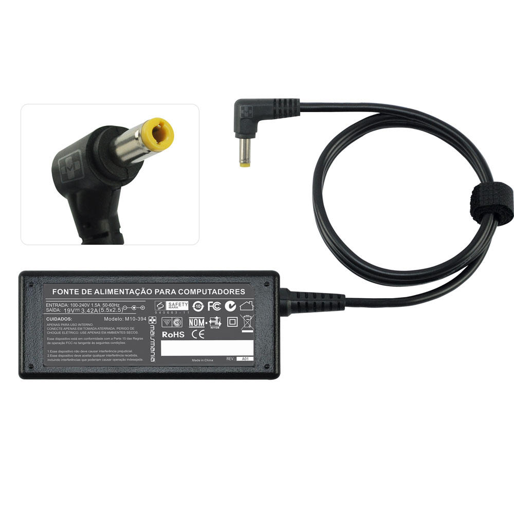 FONTE NOTEBOOK SONY 19V 2.1A
