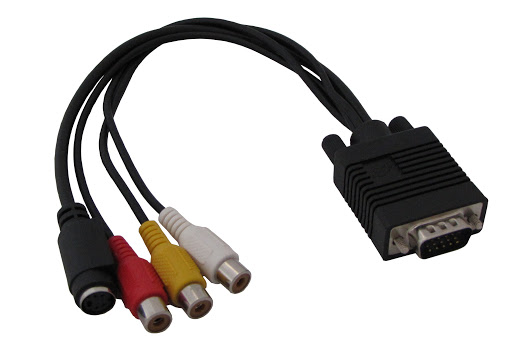 CABO ADAPTADOR VGA/3RCA E SVIDEO