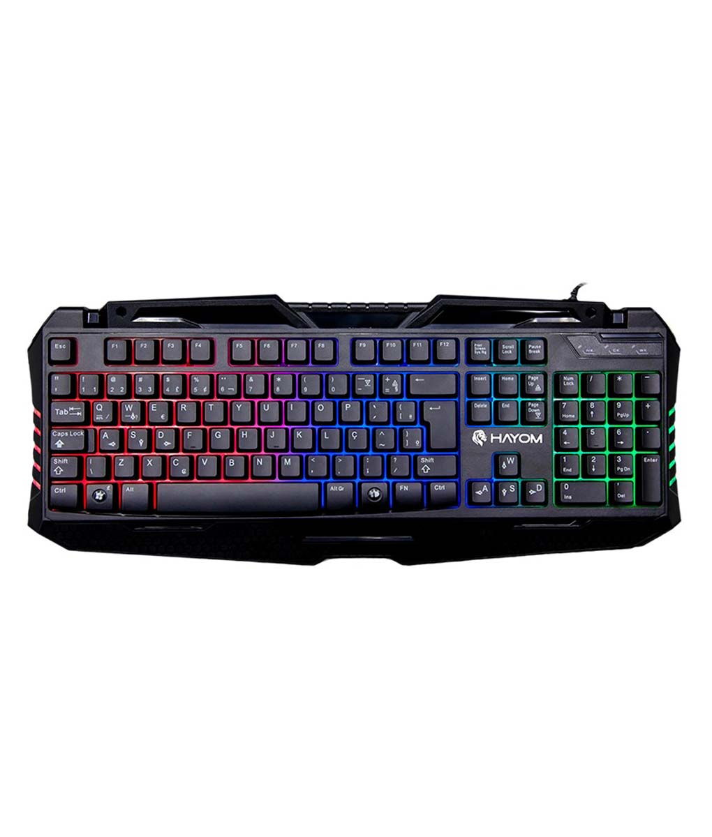TECLADO USB GAMER K110 LED PRETO HP