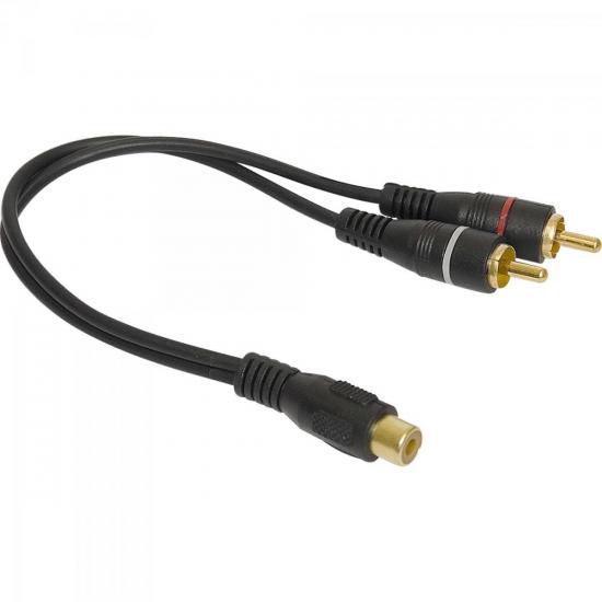 CABO Y 2RCA FEMEA / 1RCA MACHO 1M - X-CELL
