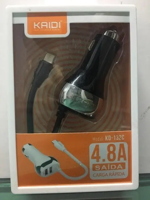 CARREGADOR VEICULAR C/ 2USB