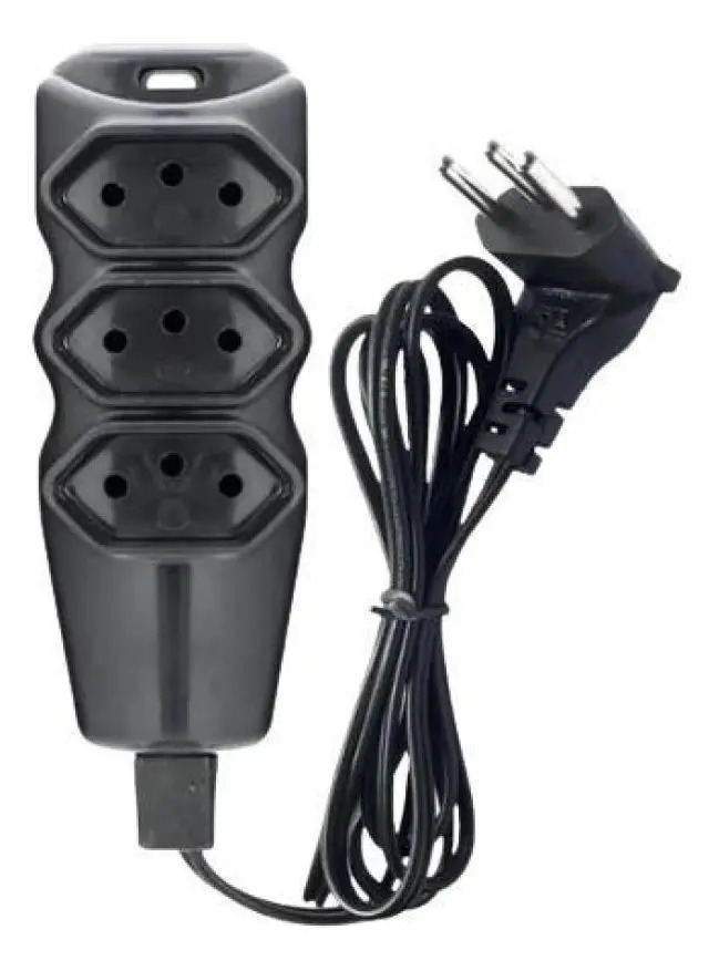 EXTENSÃO 3 TOMADAS 5M MEGA PLUG - P