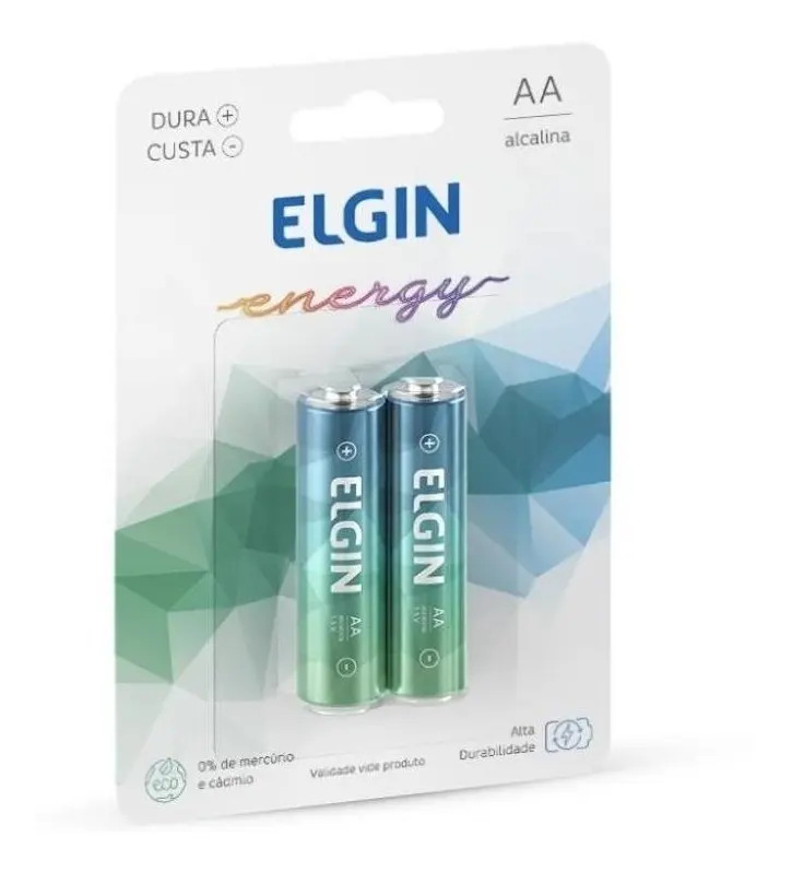 PILHA ALCALINA AA C/ 2 ELGIN - P