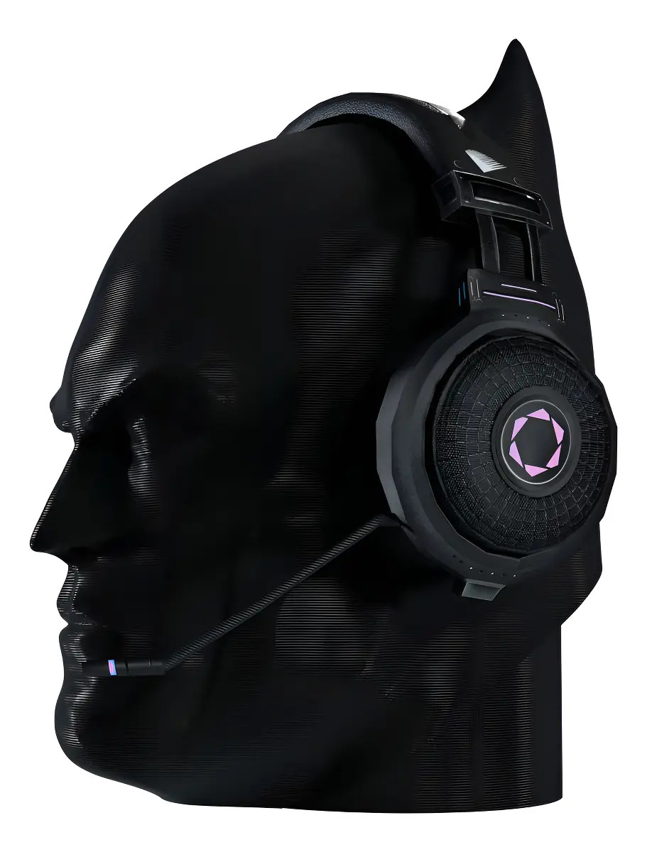 SUPORTE MESA P/ FONE DE OUVIDO/HEADSET - PRETO