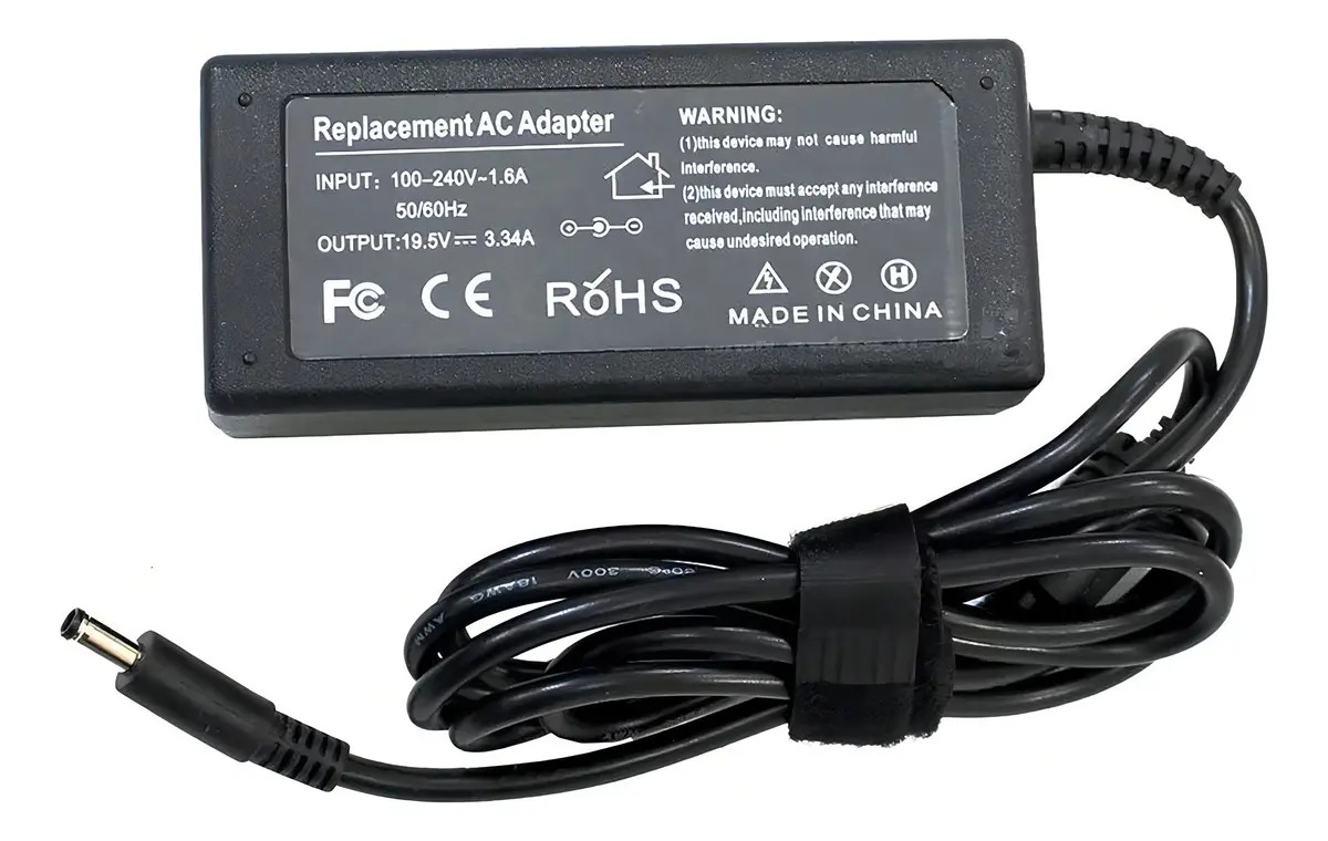 FONTE NOTEBOOK DELL P/ GROSSO 19,5V 3,34A - P