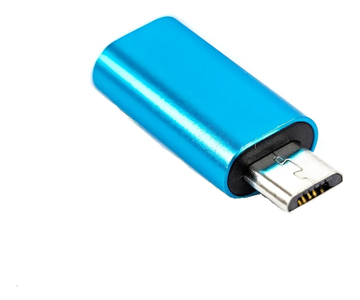 ADAPTADOR OTG TIPO C FEMEA P/ MICRO USB V8 MACHO