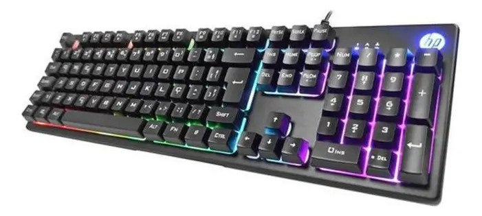 TECLADO USB GAMER MEMBRANA K500F - HP - P1