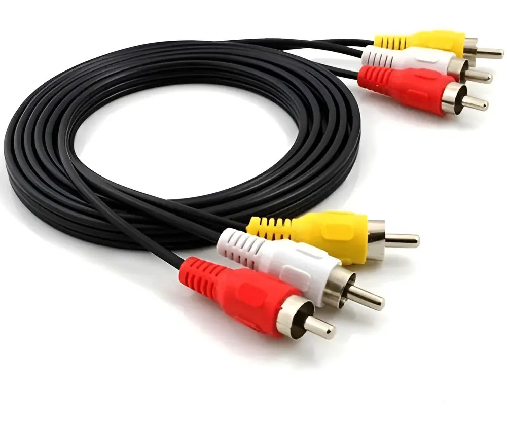 CABO 3 RCA X 3 RCA 1.8M - GV-BRASIL