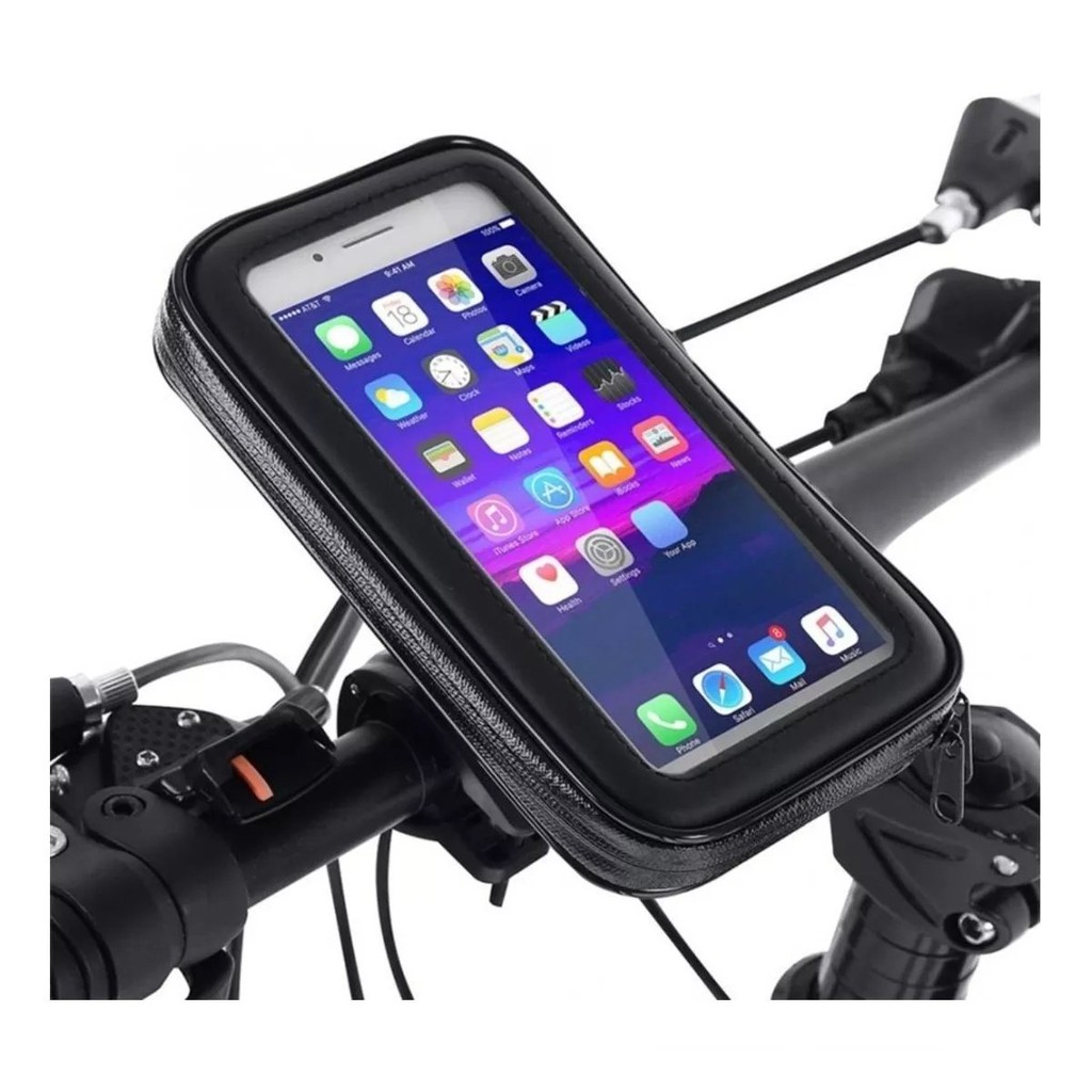 SUPORTE CELULAR P/ MOTO PROVA D'AGUA