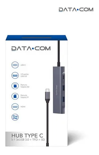 HUB USB/TIPO C 4P 3.0 - LUKTON