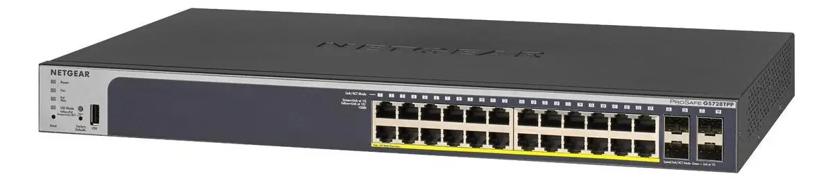SWITCH 24P 10/100/1000 DS-3E0524-E(B) - HIKVISION