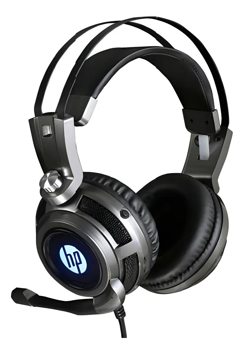 FONE HEADSET GAMER P2/USB H200 HP PRETO