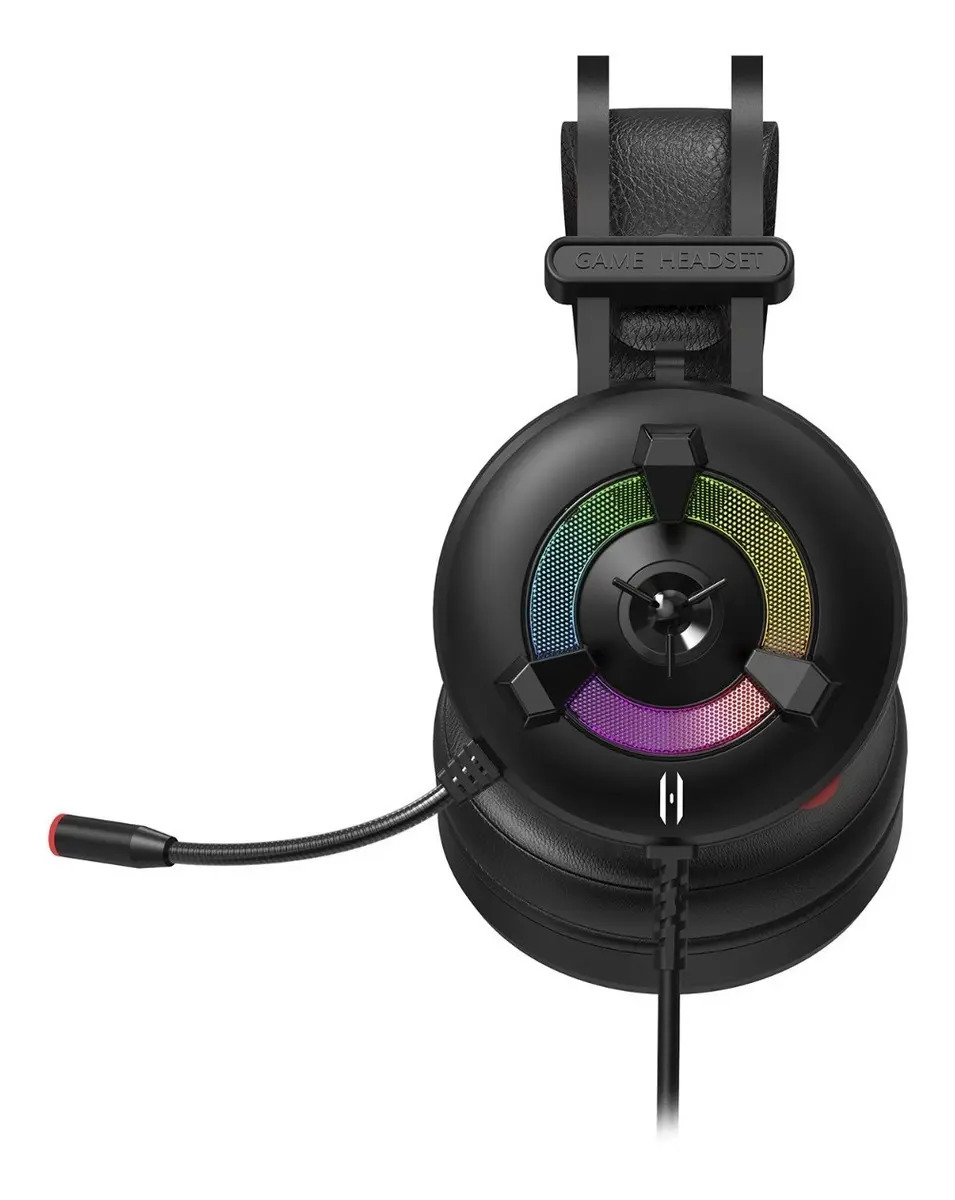 FONE HEADSET GAMER P2/USB LED RGB H500 HP PRETO