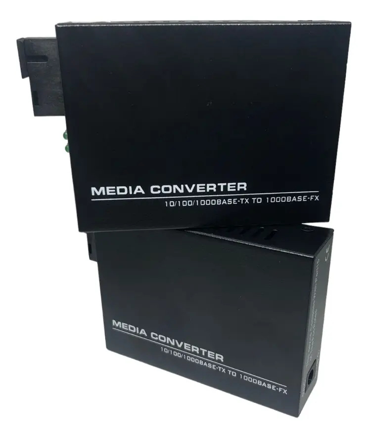 Conversor De Mídia Gigabit (par A + B) Fibra Rj4