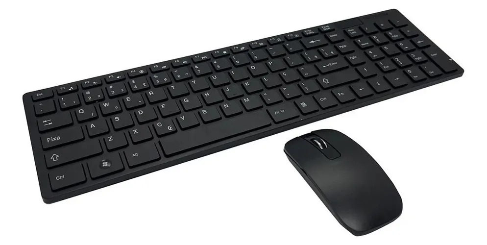 KIT TECLADO E MOUSE WIRELESS LEHMOX LEY-171