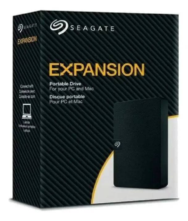 HD EXTERNO 2TB PORTATIL SEAGATE - PRETO