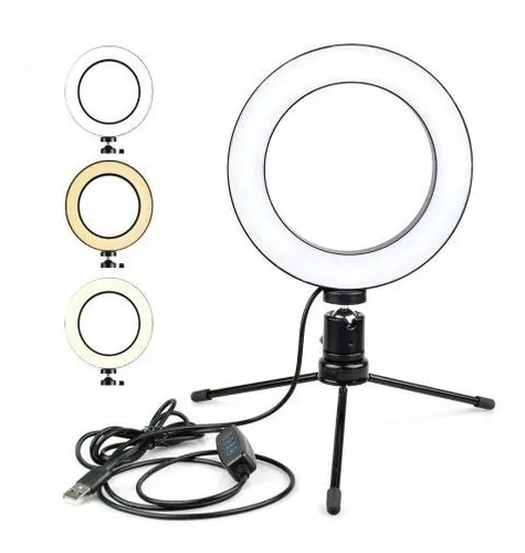 RING LIGHT 6 POLEGADAS ILUMINAÇÃO LED