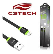 CABO DADOS TIPO C 1M CB-C10WH BRANCO - C3TECH