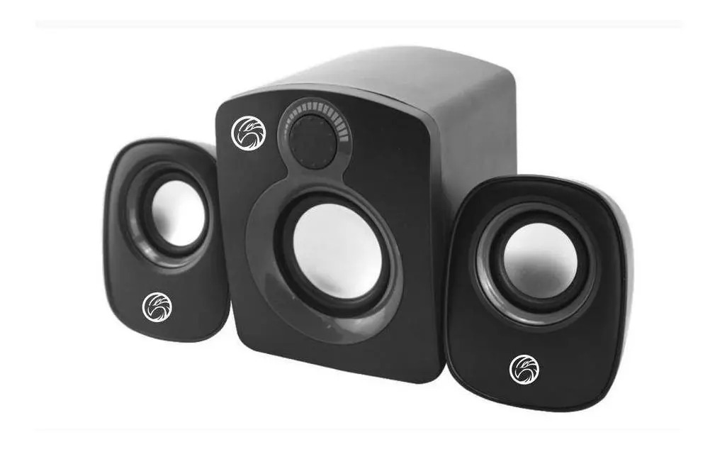 CAIXA SOM 2.1 11W - BPC-SP203 - PRETO - BRAZIL PC