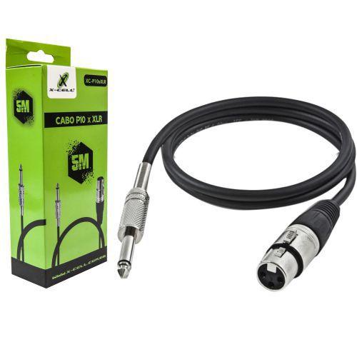 CABO MICROFONE P10 X XLR - X-CELL