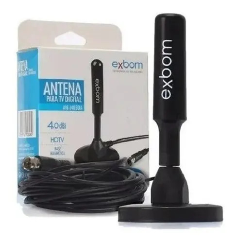 ANTENA INTERNA UHF DIGITAL 1.5M - EXBOM