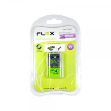 BATERIA 9V RECARREGAVEL 250MAH - FLEX