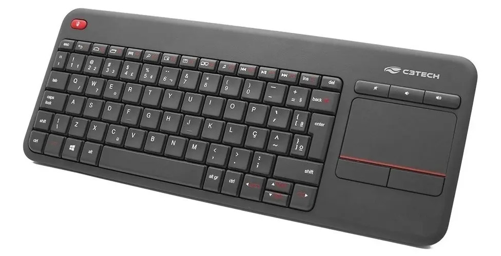 TECLADO WIRELESS KB-W100BK - C3TECH