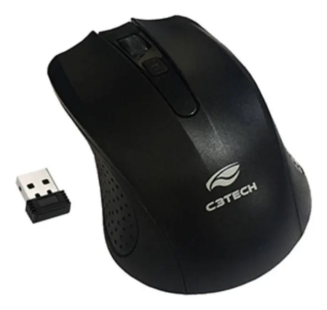 MOUSE WIRELESS C3TECH M-W15BK PRETO
