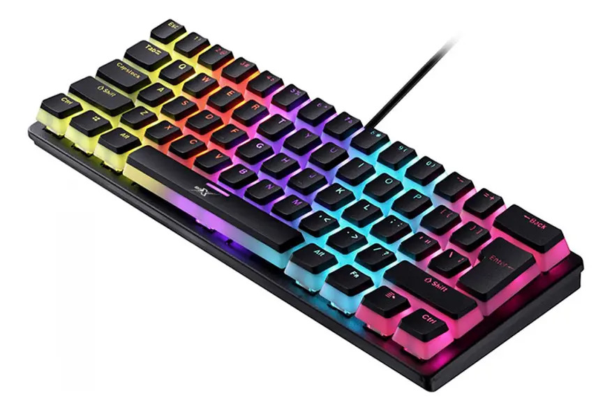 TECLADO MECANICO GAMER RGB - PRETO - BRX M403