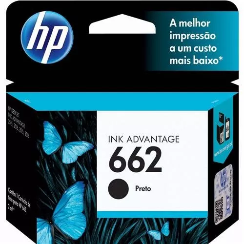 CARTUCHO 662 PRETO 2ML HP