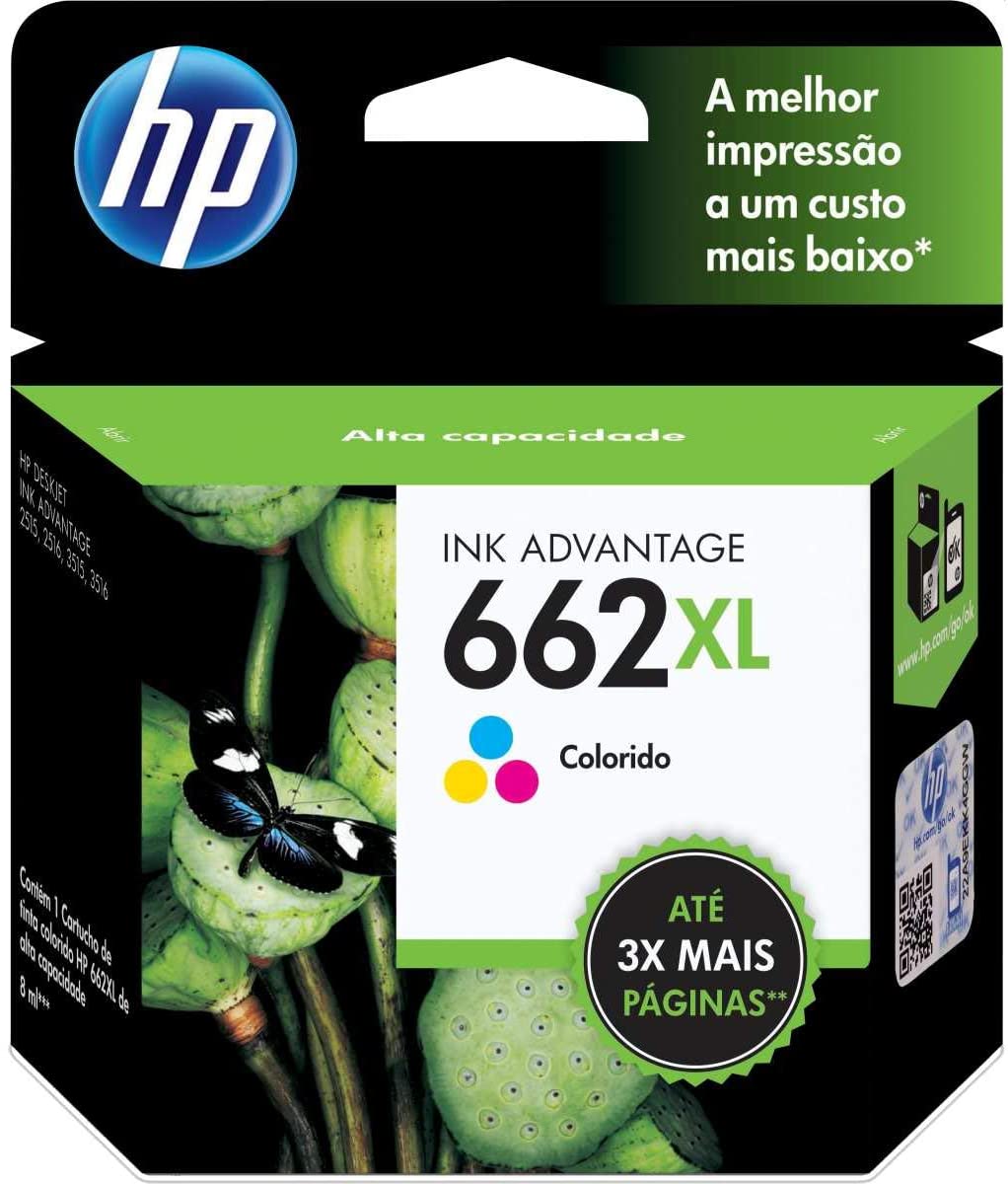 CARTUCHO 662XL COLOR ORIGINAL HP