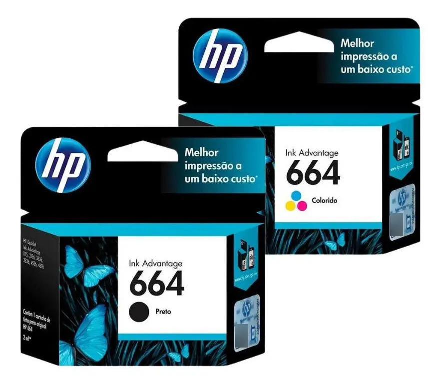 CARTUCHO 664 TRICOLOR 2ML HP