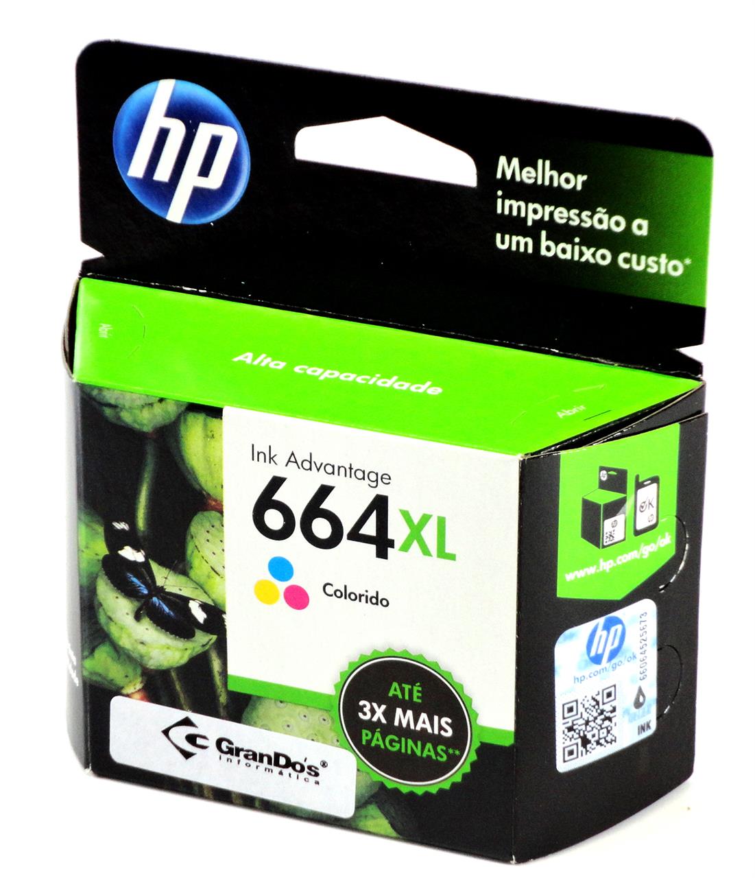 CARTUCHO 664XL COLOR HP